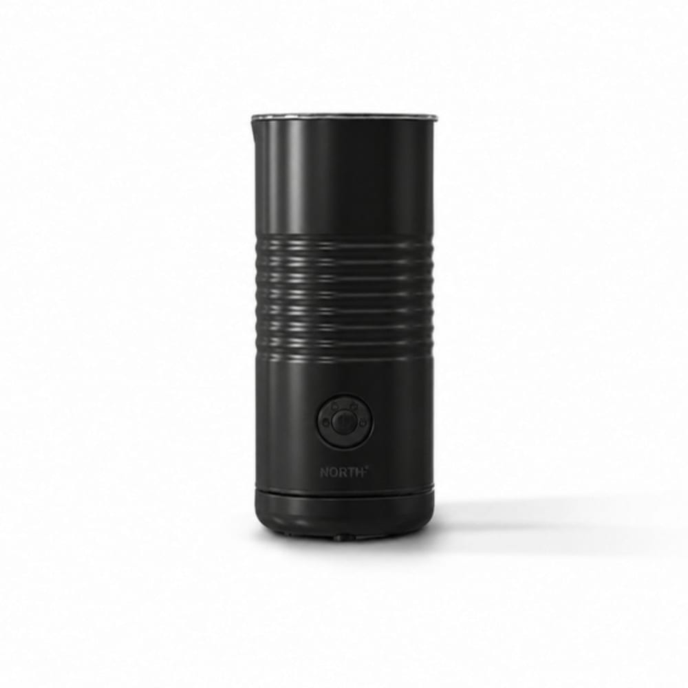 NORTH Mælkeskummer Black Steel, 4 funktioner, varm og kold skum