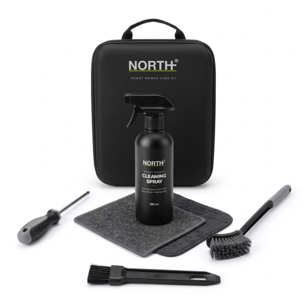 NORTH Robot Mower Care Kit med rensespray, børster og etui